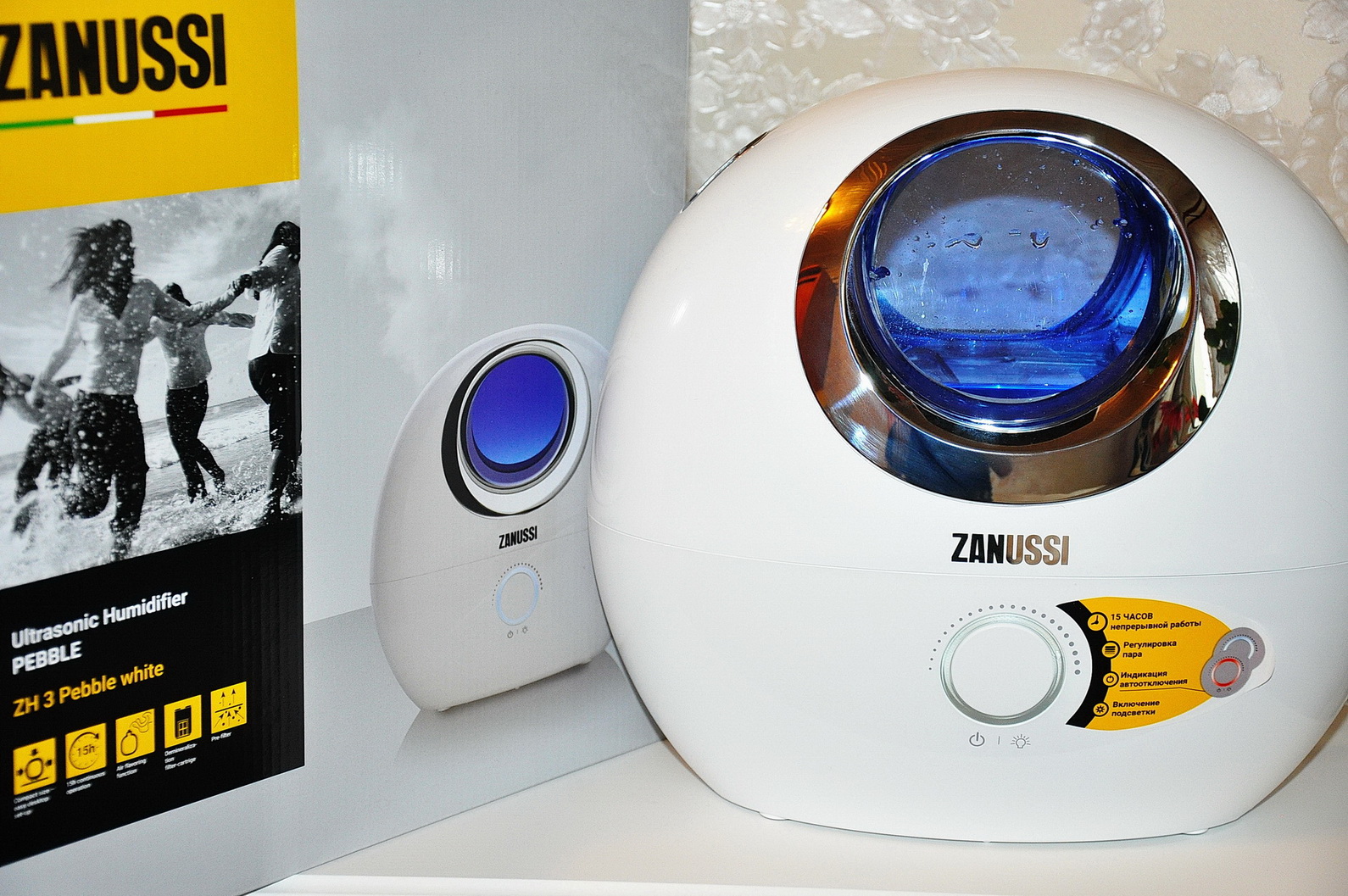 Увлажнитель воздуха Zanussi ZH 3 Pebble White Обзоры пользователей