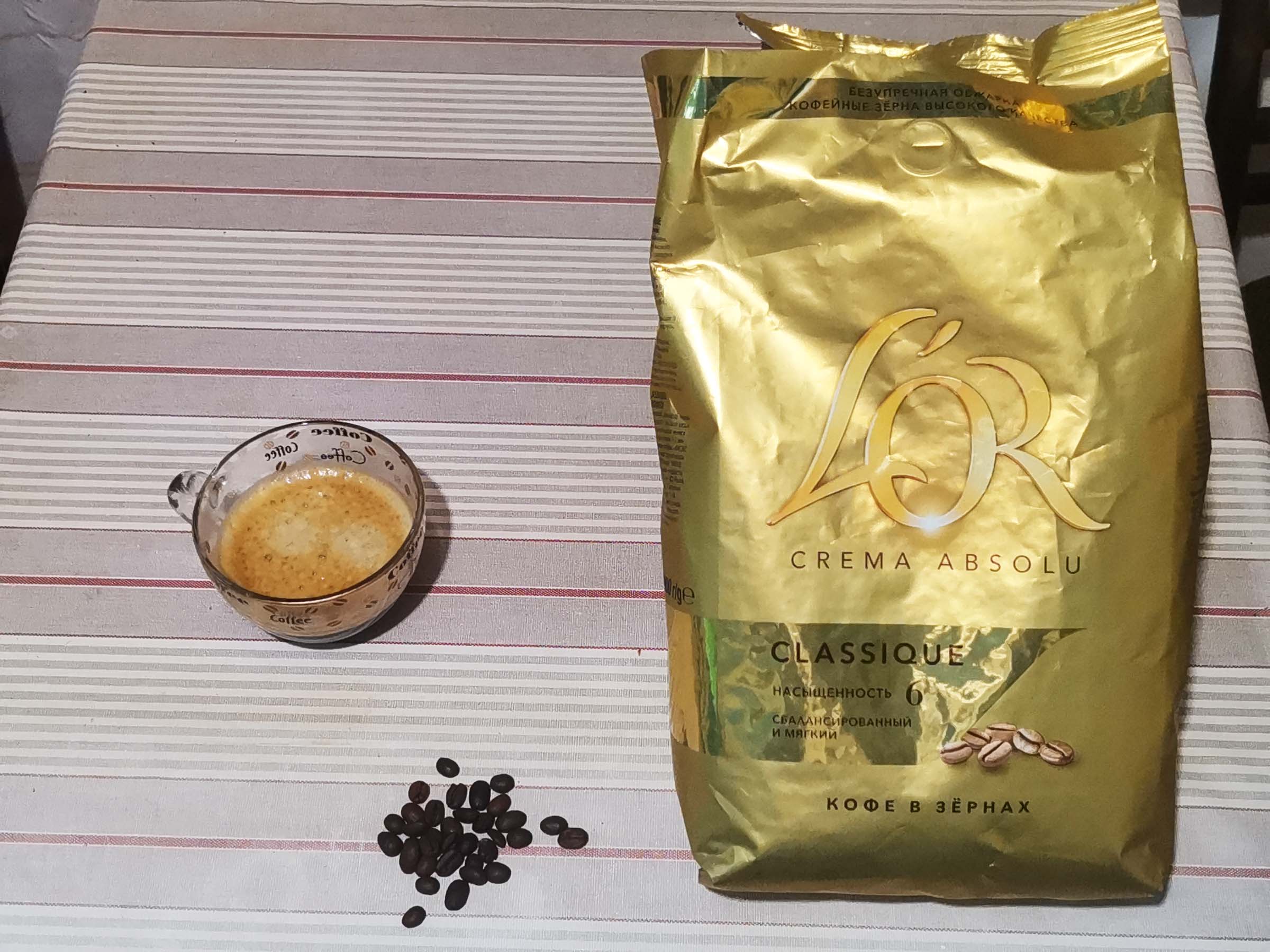 Видеообзор кофе в зернах L'Or Crema Absolu Classique Обзоры пользователей