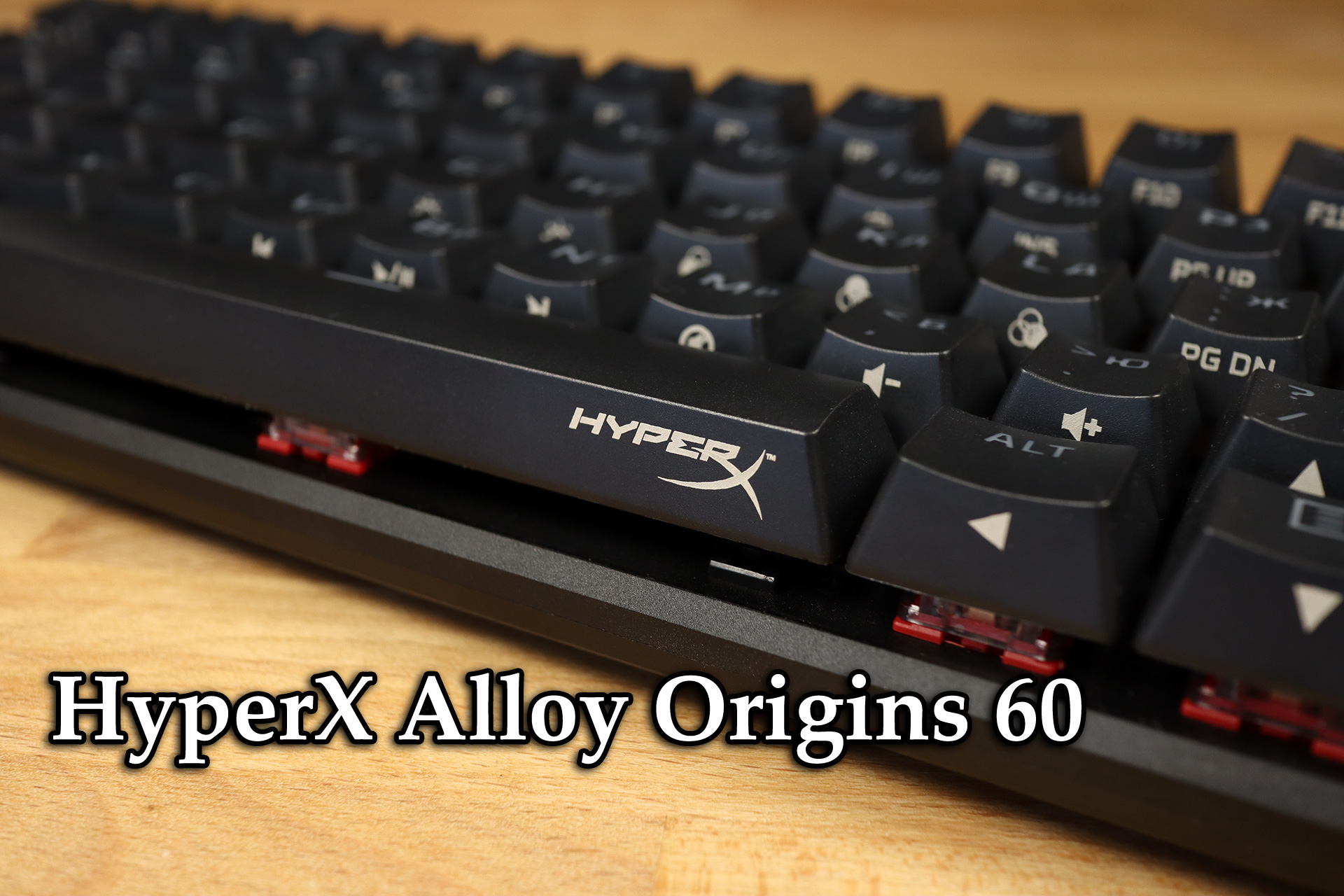 Обзор Игровой клавиатуры HyperX Alloy Origins 60 (HKBO1S-RB-RU/G) Обзоры  пользователей