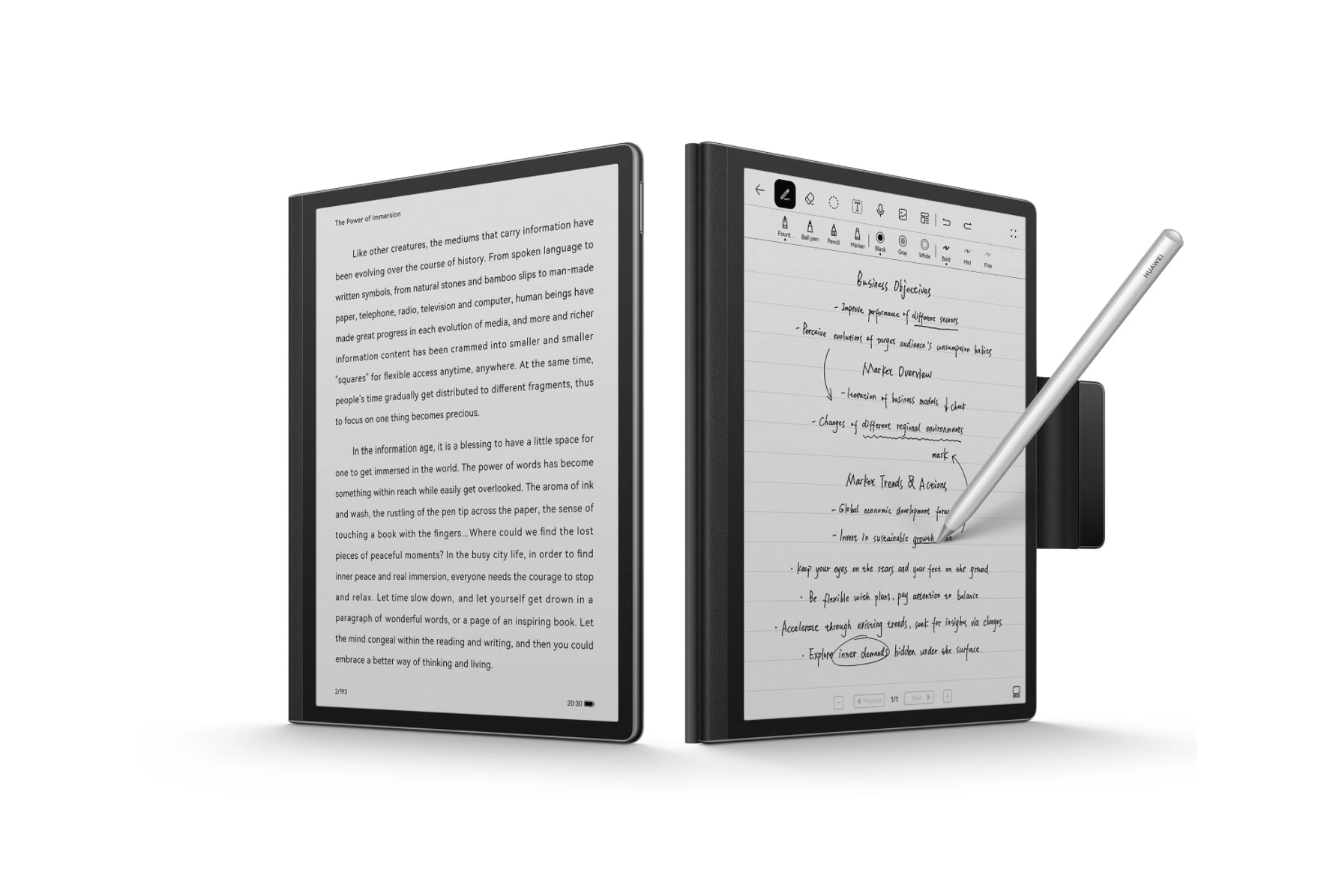 Huawei показала белый MatePad Paper — планшет на электронных чернилах ...