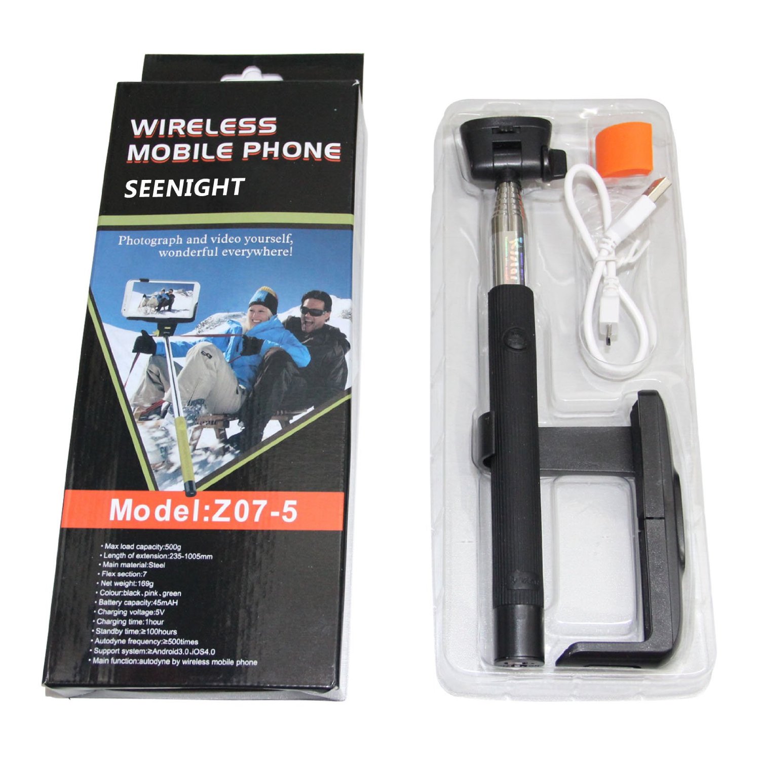 Беспроводная селфи-палка (монопод) - Wireless Mobile Phone Monopod Z07-5  Обзоры пользователей