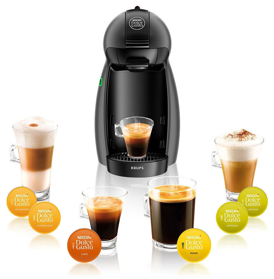 Капсульная кофемашина Krups Nescafe Dolce Gusto Piccolo Antracite KP100B10  Обзоры пользователей