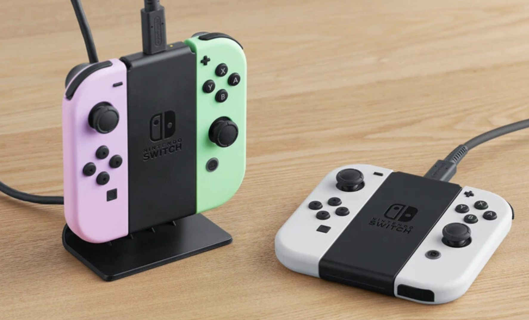 Купить Набор контроллеров Nintendo Switch Joy-Con, 2 шт, неоновый  красный/неоновый синий (2510166) - цена на Набор контроллеров Nintendo  Switch Joy-Con, 2 шт, неоновый красный/неоновый синий (2510166) в Москве,  каталог интернет-магазина Эльдорадо